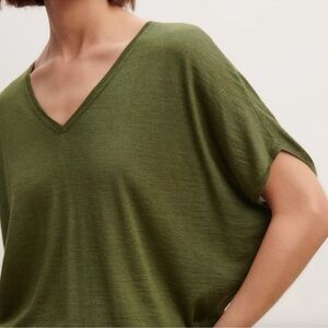 Eric Bompard cashmere silk blend sweater ❤️